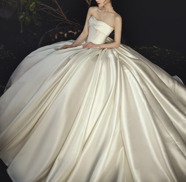 The Roseanna-Bridal Gown-Simple Style-Ball Gown